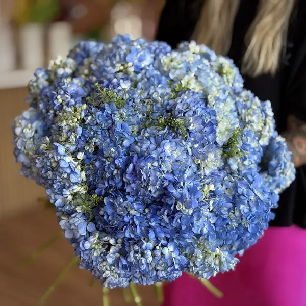 Blue Hydrangea Flower Bouquet