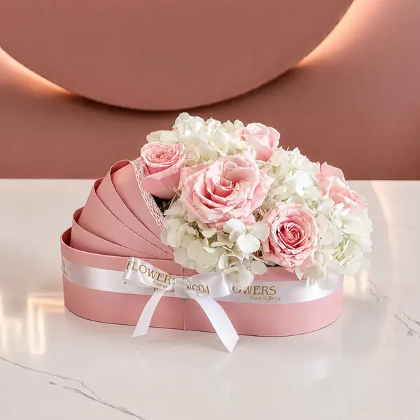 It's A Girl Signature Flower Crib Pink
