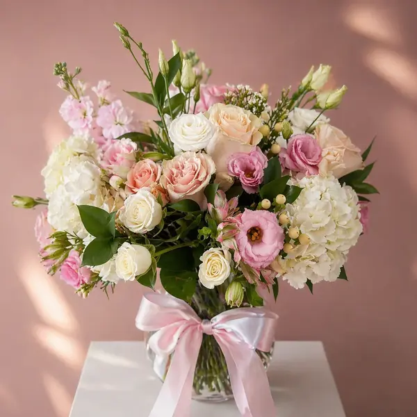 ANGELIQUE Flower Bouquet in Signature Vase
