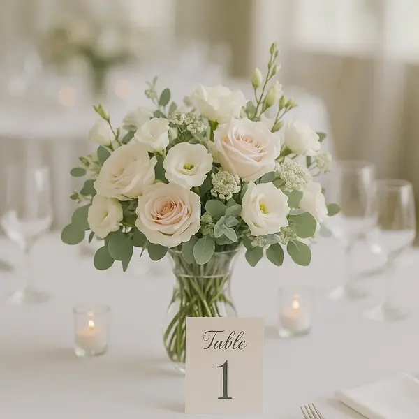 Vase Table Arrangement