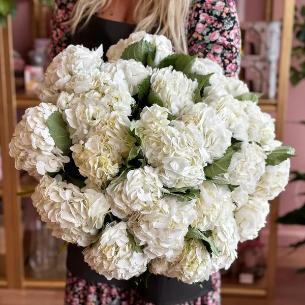 White Hydrangea Flower Bouquet