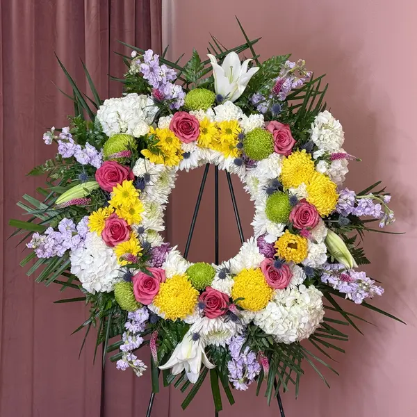 Flowers Central Jersey Wreath