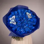 Butterfly Blue Long Stem Roses Bouquet