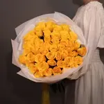 Yellow Long Stem Roses Bouquet
